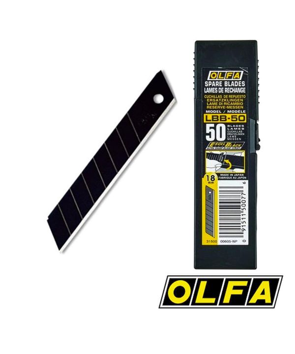 LAMES 18mm OLFA -balisage -cutter