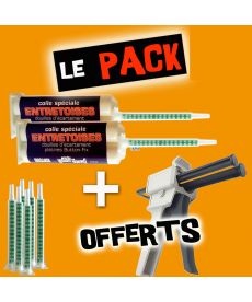 Pack Colle Spéciales entretoises + Pistolet