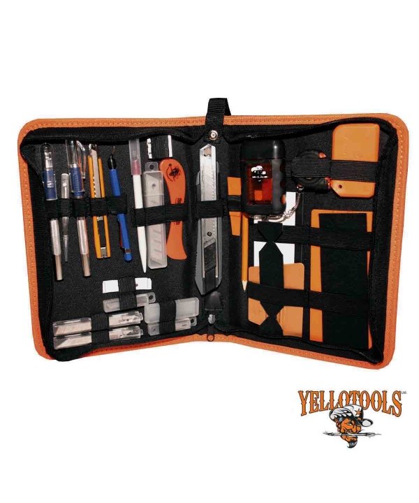 Pochette rangement outils nylon noir rectangulaire,rangement pinces,  pochette imitation cuir, rangement outils,pochette outils, 22cm-G871